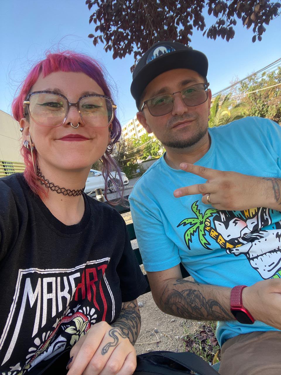 Fiorela Labrín y Roberto Ponce